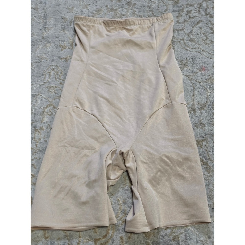 Cupid Beige High Waisted Tummy Control Shapewear Shorts Style 5519 Size Medium
